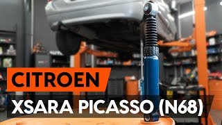 Montering Komplett fjäderben bak CITROËN XSARA: videoinstruktioner