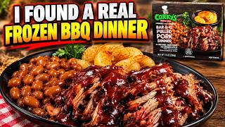 I Found a REAL Frozen BBQ Dinner! - WHAT ARE WE EATING??