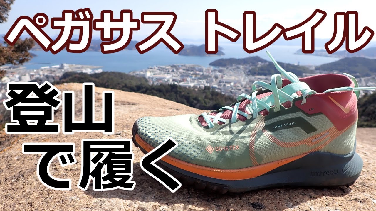 ナイキ ペガサス トレイル：軽登山、ハイキングに最適なトレラン