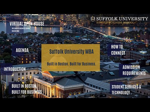 Suffolk University MBA Online Information Session