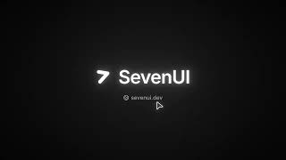 Information Introducing SevenUI: 110+ shadcn Blocks for React & Tailwind Update