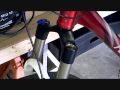 How to change (tune) the fork spring on a mountain bike. Rock Shox Recon example.