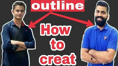 (Hindi/urdhu) How to make outline on photo like technical guruji with android and like mgs tech