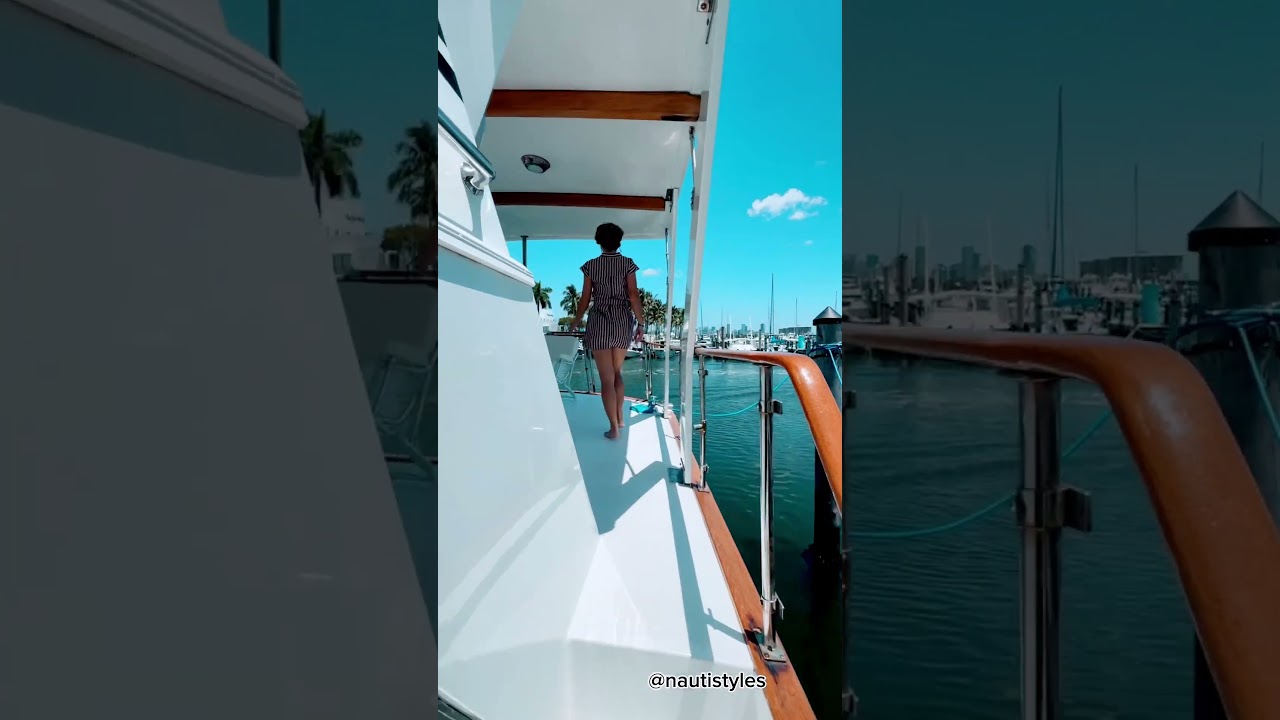 Livin’ on the Edge😳🙈 Full Story in tomorrow’s video 🤪 #yachts