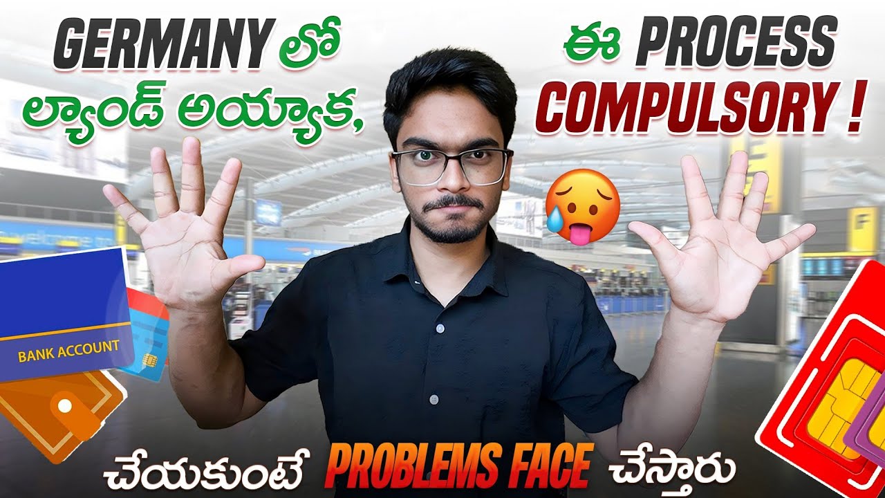 This Process is Must 🤯After Landing in Germany for the First Time🤔BecomeStressfree|