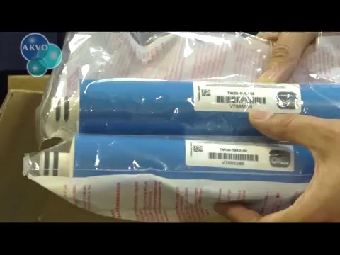 Обзор FILMTEC TW30-1812 мембраны для обратного осмоса под мойку