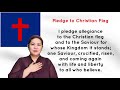 Pledge to the christian flag