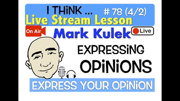 Mark Kulek Live Stream - Uitspraken / vergelijkingen uiten | # 78 - Engelse communicatie - ESL
