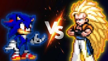 Shadic VS Gogeta (all form) in Jump Force Mugen