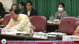 FY 2024 Budget Briefings (Committee) Department of Justice (DOJ)