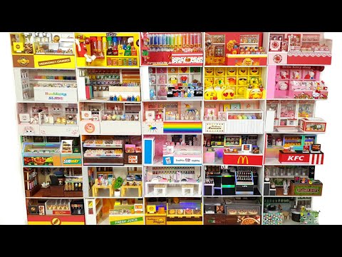 2020 The First half year Miniature Shop Collection ! 30 Miniature realistic shop!!