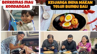 MENGEMAS BAJU BUAT KONDANGAN LANJUT MASAK TELUR BUMBU BALI‼️