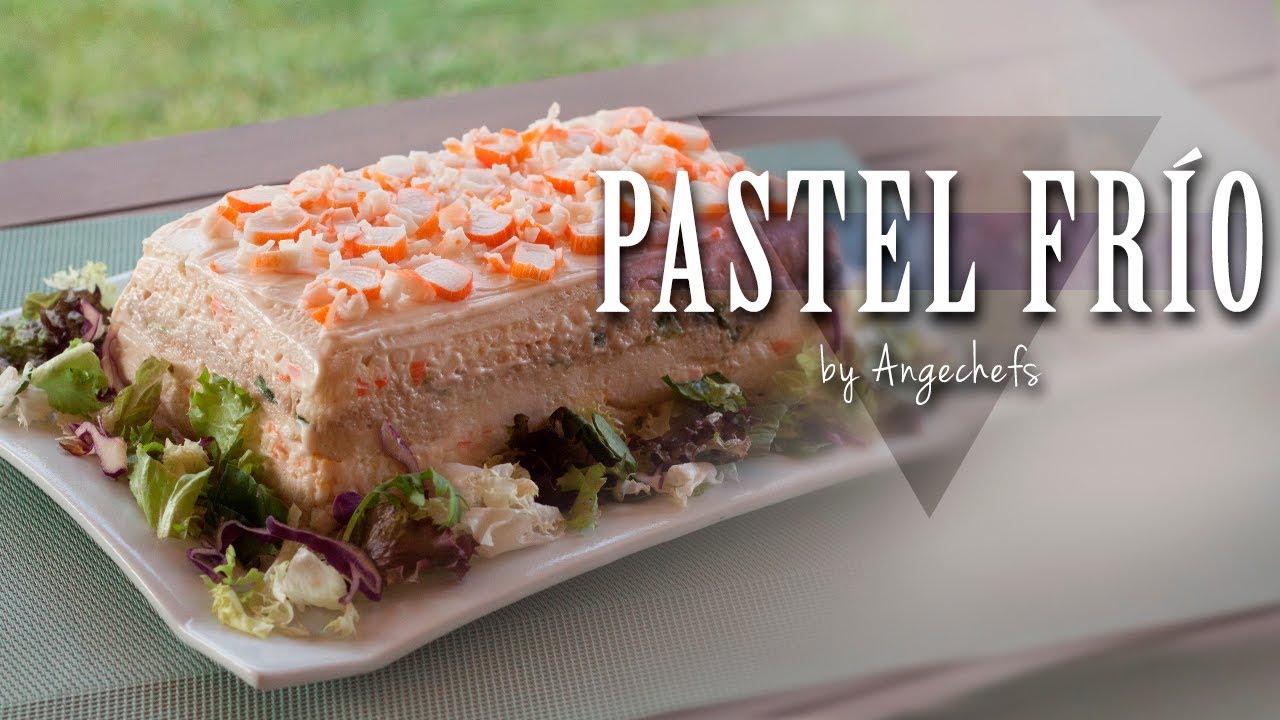 Pastel frío de Atún y Surimi · Receta fácil y rápida