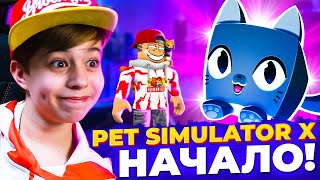 ПЕРВЫЙ РАЗ в ПЕТ СИМУЛЯТОР Х РОБЛОКС ➢ Pet Simulator X Roblox