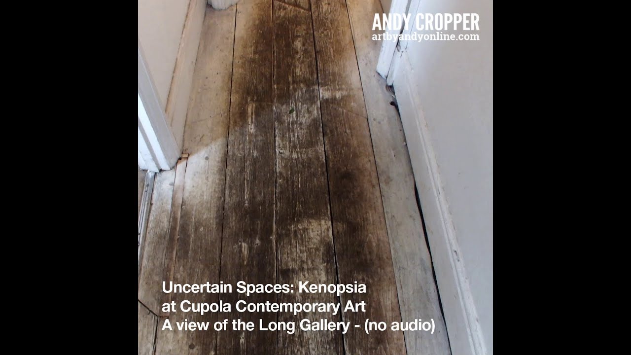 "Uncertain Spaces: Kenopsia" -  View of the Long Gallery inside Cupola Gallery, Sheffield