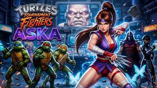 TURTLES TOURNAMENT FIGHTERS: ASKA ARCADE MODE #TURTLES #SNES #GAMEPLAY