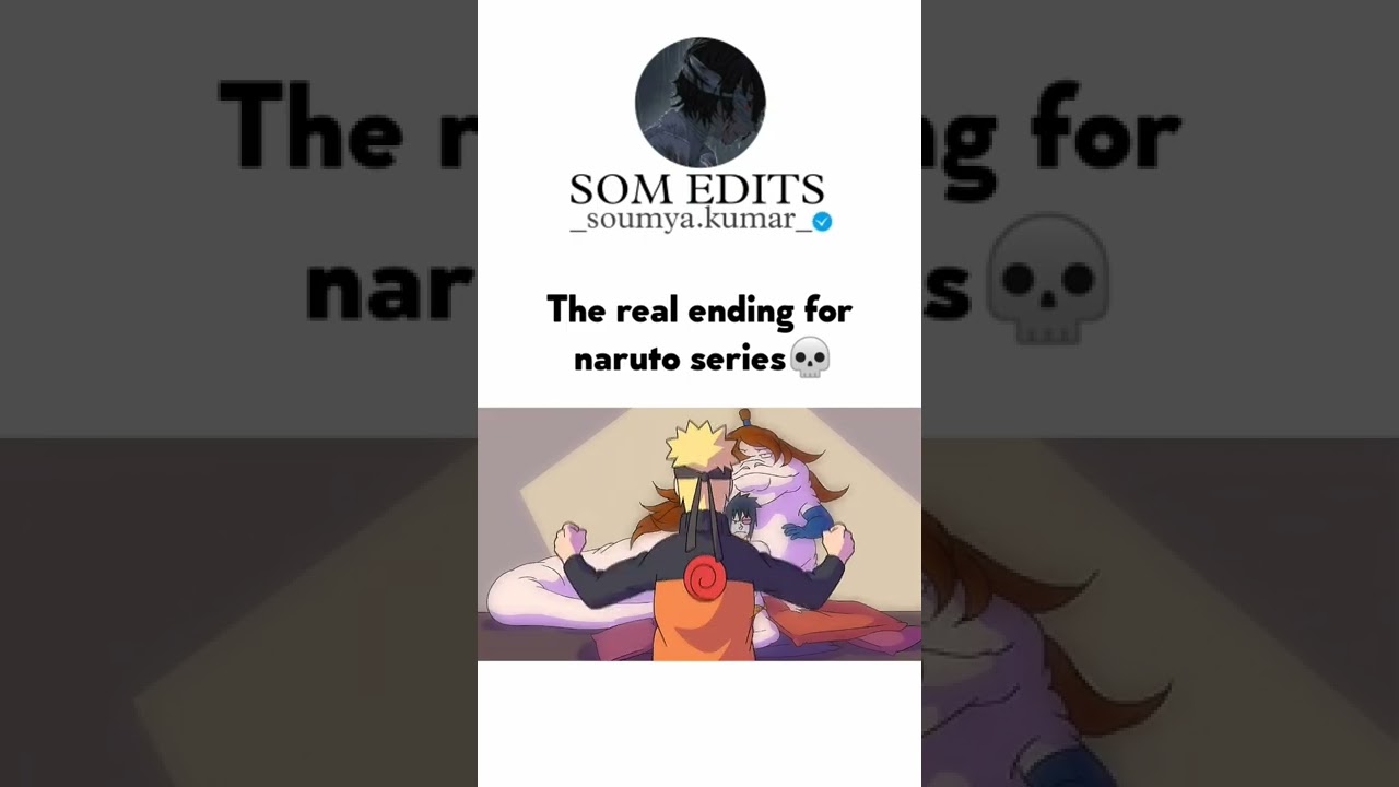 The real ending for naruto series😅#otaku #naruto #sasuke