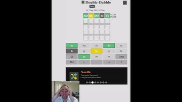 Wordle with letters PAIRED-UP?! (Double-Dabble puzzle for 10 Nov 25)