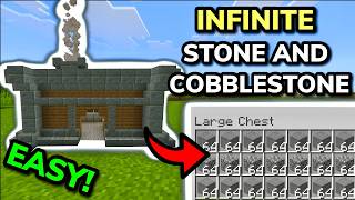 YOU NEED TO MAKE THIS EASIEST AUTOMATIC STONE FARM in Minecraft Bedrock 26.1+