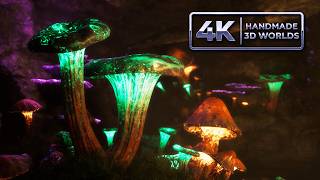Through the Caverns of Obsidian’s Bloom | 8 Hours Ambient Music for Relaxation & Reading
