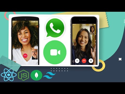 Build WhatsApp clone with video calls React js Mern stack socket io 2023