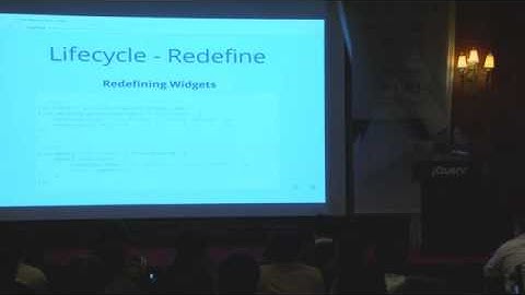 jQuery Conference Asia 2012 - Session 7. The New Hotness in jQuery UI