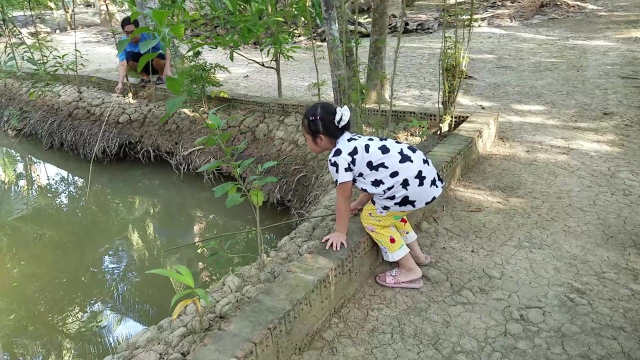 Chiều nay Xí Muội đi câu cá lòng tong 🎣🐟 Xí Mụi Food Tập 533 💖