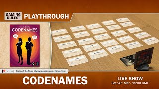 Codenames - Live playthrough with Paul Grogan and friends