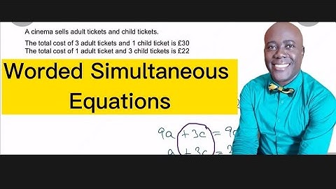 Simultaneous Equations ||Worded||#dellymathsconcepts #cxcmaths #simultaneousequation