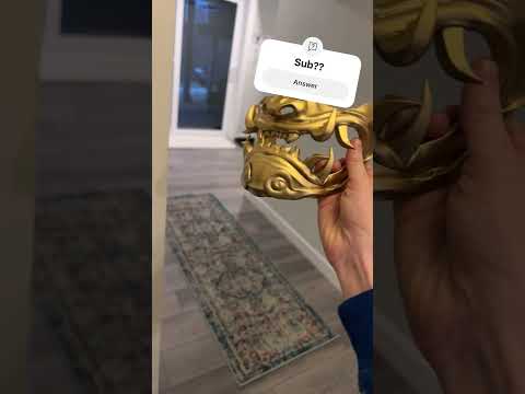 3-D printed oni mask ￼
