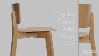 SOLID WOOD SCANDINAVIAN STYLE DENMARK B RESTAURANT BAR STOOL