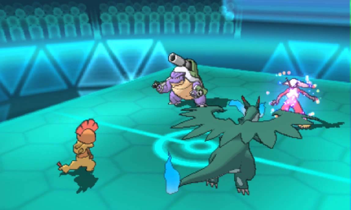 20151109 Pokémon ORAS - 色違噴火龍 vs 色違水箭龜 - YouTube