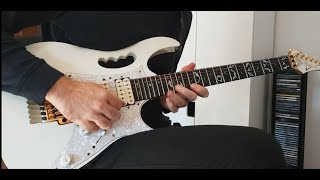 Toto - Can You Hear What I&#39;m Saying -  Steve Lukather - Guitar Solo Cover