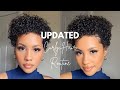 *updated* curly hair routine for tapered cut