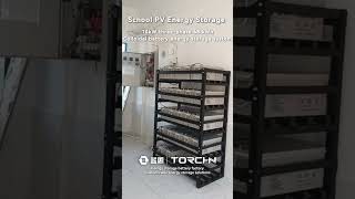 Case display of school lighting system #solar #solarenergy