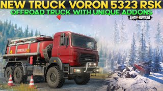 New Truck Voron 5323 RSK in SnowRunner Offroad Useful Truck With Unique Add-ons