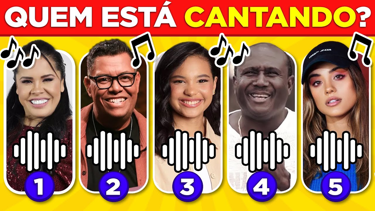 Quem Está Cantando? 🎶 Desafio Gospel | Quiz Bíblia