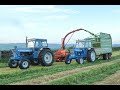 Ford 7000 lifting silage in Ireland 2021