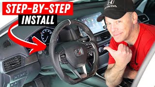 Custom STEERING WHEEL Install (HowTo)  Honda Accord Build!