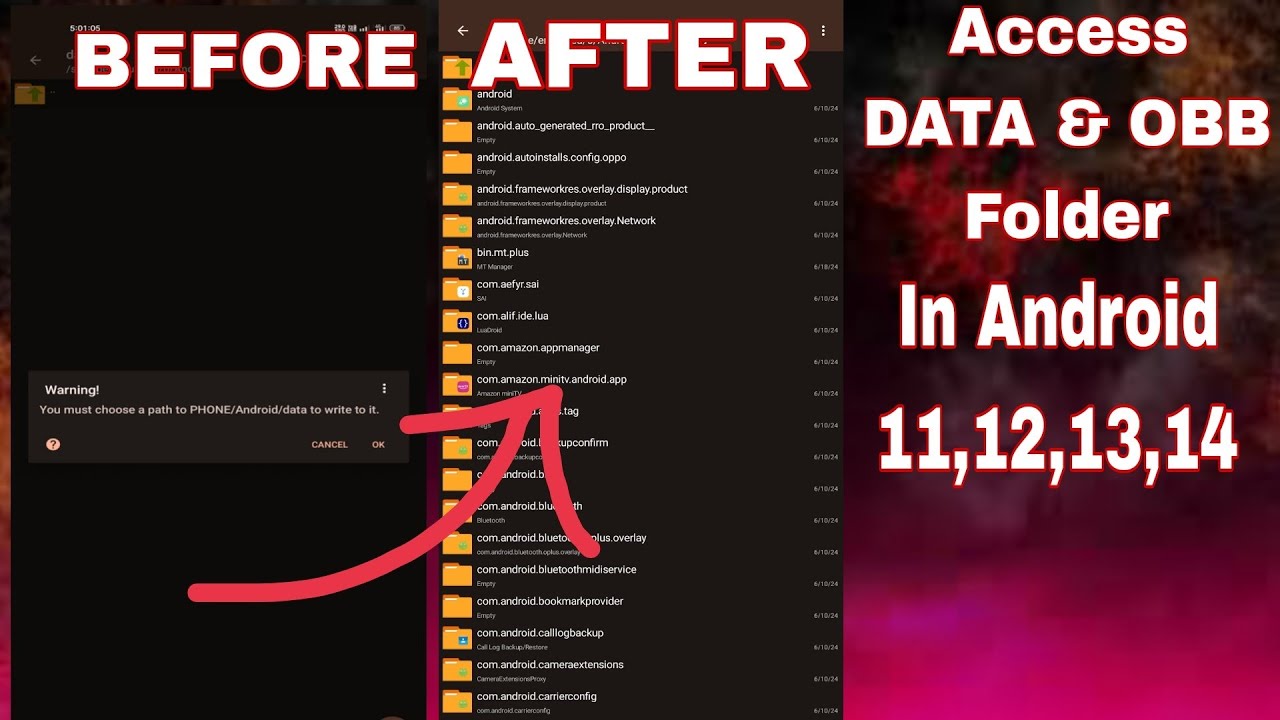 How to access DATA & OBB folder in Android 11,12,13,14 | All Phone ...
