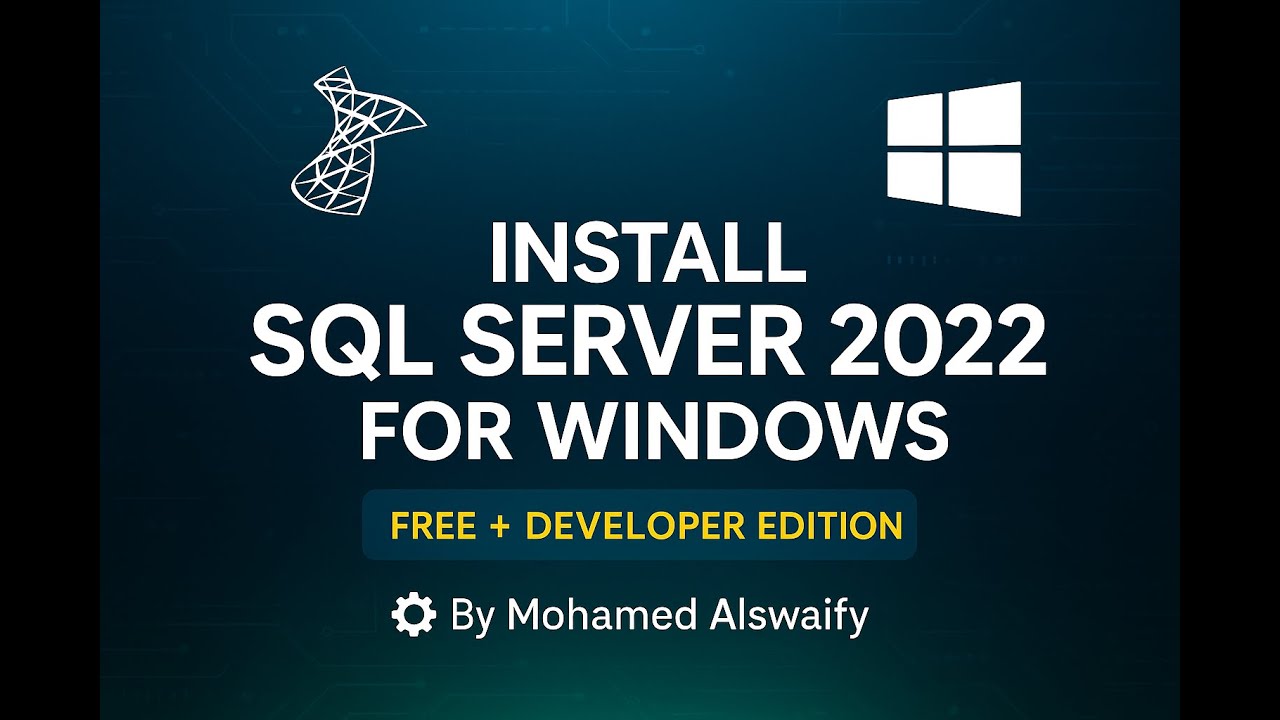SQL Server 2022 Full Installation + HR Schema Example | تسطيب SQL ...