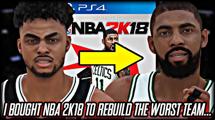 I Bought NBA 2K18 To Rebuild The Worst Team... this was the result