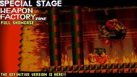 Classic Sonic Simulator - Weapon Factory Zone Act 1 & 2 - [Full Showcase] - - - Level Remakes [1/6]
