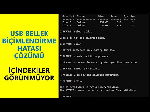BOZUK USB ONARMA DÜZELTME KOMUTLARI | BOZUK FLASH BELLEK SIFIRLAYARAK KURTARMA | TÜM VERİLER SİLİNİR hqdefault