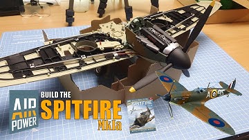 Build the Spitfire Mk1a LIVE - Part 34 and 35 - Attaching the Oil Coolers and Engine