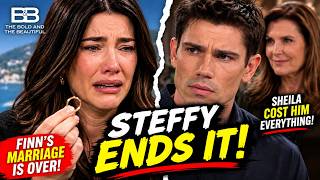 Bold and Beautiful shocking fall out Steffy ends things with Finn