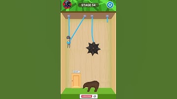 Rescue cut hardest level 54 😨|| Rescue Cut || #rescuecut #viral #mobilegames #shorts