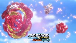 REMATCH! Hyuga vs Bel! Beyblade Burst QUADSTRIKE Épisode 12