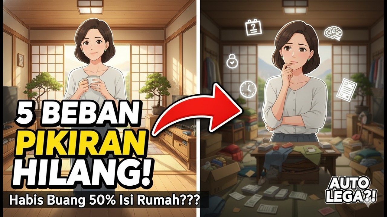5 Beban pikiran yang hilang setelah saya membuang 50% isi rumah