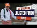 An unlisted classic sailboat for sale for $39k!! This one's a beauty!! EP 6